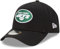 New Era New York Jets NFL Evergreen Schwarz Verstellbare 9Forty A-Frame Cap - One-Size