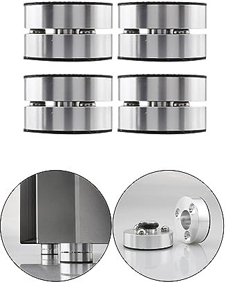 zalati Solation Pads 4pcs Speaker Isolation Feets Dampening Pads Shock-Absorbing Accessories for Speaker, Audio Amplifier, Isolation Base Stand, Home Theater
