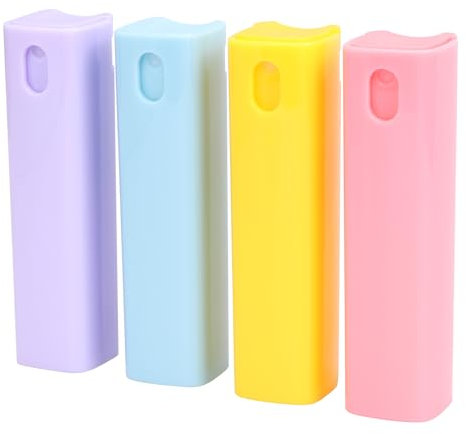 Acooruiteng Parfümzerstäuber Parfum Zerstäuber für Unterwegs Portable Parfüm Abfüller Mini Parfüm Auslaufsicher Perfume Travel Bottle Kunststoff Parfum Zerstäuber für Damen und Herren 4 Stück