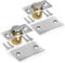 Tonitrui Silent Ball Catch, Adjustable Strong Magnet Door Catch，Using Noise Free, Replacing Door Ball Catch, with Identical Installation Dimension(2 Pack, Silver)