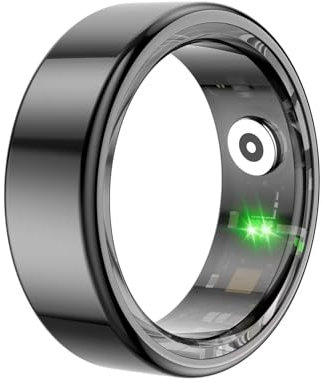 Smart Ring Fitness Tracker Smartringe für Herren Damen Smart Ring Android Smartring Fitnessring Schlaftracker Gesundheitsring Herren Schrittzähler Fitnesstracker Pulsmesser Sport Rosegold Schwarz