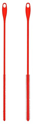 antianzhizhuang Cepillo Limpiador Paja Antiarañazos Extra Largo Seguro Reutilizable Siliconas Flexible 2 Uds.