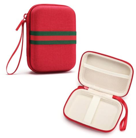 THLMT Schutzhülle Tasche Kompatibel für Trimui Brick, Handheld Gaming Konsole tragen Gehäuse Shell Sleeve Stoßsichere Schutzhülle Tasche Retro Spielkonsole Tragesystem Organizer (Rot)