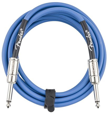 Fender Cables para instrumento serie Contour™(10FT STR/STR) Lake Placid Blue