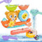 OdiuK Badewannenspielzeug ab 1 2 3 4 Jahr, Badespielzeug Kinder DIY Kugelbahn mit Saugnäpfe Wasserspielzeug Kinder ab 1 2 3 Jahr, Badespielzeug Baby ab 6-18 Monate, Geschenk für Mädchen Jungen