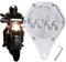 Portabollo Per Moto - Supporto Esagonale Per E Bollino - Gancio Porta Documenti In Alluminio Impermeabile Con Per Scooter