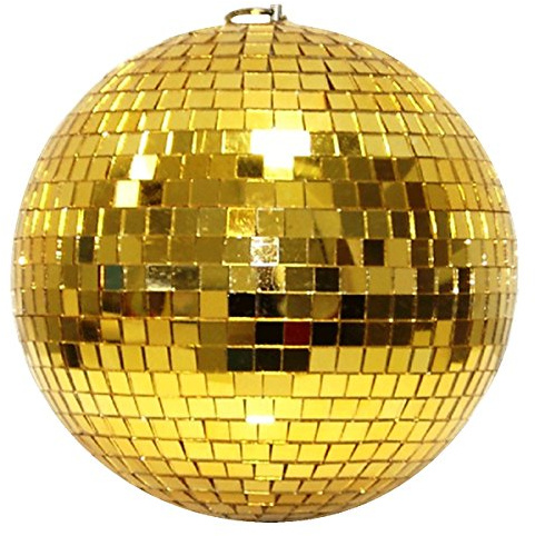 Spiegelkugel 20cm gold // Discokugel - Mirrorball 20cm gold