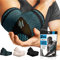 POWERLIX Ellenbogenbandage 2 Stücke, Kompression Ellenbogen Bandage für Damen & Herren, Ellbogen Bandage für Tennisarm, Golferarm, Sport, Arthritis, Sehnenentzündung, Gelenkschmerzen, Blau, L
