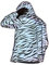 NewL Reflektierende leichte Jacke für Herren und Damen, Mesh-Stil, nachtleuchtende Zebra-Jacken, wasserdicht, grau, S