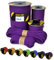 EdcX Paracord 4mm, 35+ Solid Colors (10m, 15m, 30m, 50m, 100m, 300m) | Ideal for Crafting, DIY, Camping, Survival, Outdoor | 100% Nylon Rope 4mm | Tactical Cord 550 Type III (Purple, 50 m)