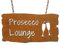 Bornhöft Gartenschild Edelrost 'Lieblingsplatz' (45cm x 23cm) Rost, Stahl (Eisen), Hängend, Prosecco Lounge