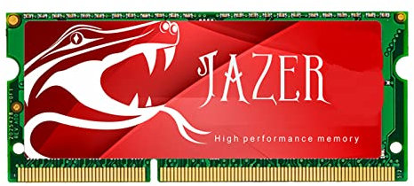 JAZER Memorycity Barrette de mémoire RAM DDR3L pour ordinateur portable 1600 MHz PC3 12800 204 broches CL11 1,35 V SODIMM Vert