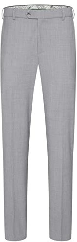 MEYER Men Pants Roma Wool - 9-344 Light Grey - Fine Tropical Wool Chinos