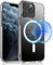 S. Dawezo Magnetische hülle für iPhone 11 Pro, kompatibel mit MagSafe, Militärschutz, Anti Gelb Kratzfest, stoßfest, schlank transparent Handyhülle für iPhone 11 Pro