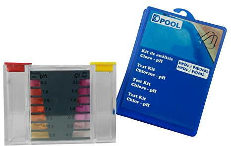 well2wellness® Pooltester Mini Tester Chlor/pH mit je 10 Testtabletten
