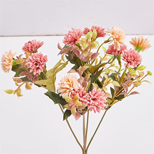 Equirider Ramo de Plantas Verdes Artificiales, Clavel Pastoral, Lila de otoño, fotografía de Boda, decoración Floral