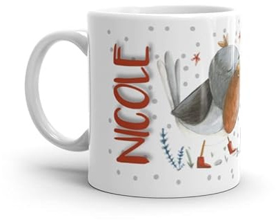 Paolo Chiari Tasse mit Namen Nicole, 300 ml, Keramik
