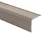 KARAT Profilo per bordi per scale a forma di L, in alluminio, 1 pezzo, 134 x 3 x 3,5 cm, autoadesivo, champagne per parquet e laminato, con materiale di montaggio, profilo per gradini in 3 lunghezze e