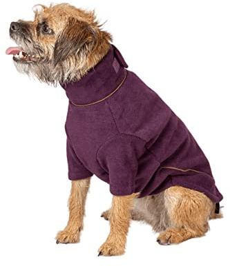 Fleece Dog Jumper Puppy Jacket Winter Coat XS, S, M, L, XL Pet Clothes Pet Jacket 7 Colours (X-Large, Petrol)