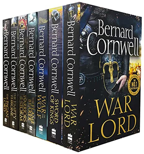 The Last Kingdom by Bernard Cornwell: Books 7-13 Collection 7 Books Set (The Pagan Lord, The Empty Throne, Warriors of the Storm, The Flame Bearer, War of the Wolf, Sword of Kings & War Lord)