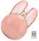 Gugxiom Souris sans Fil M6 Rose sans Fil, Souris Lapin 2,4 GHz, Souris USB sans Fil, Petite Petite Fille légère, Mignonne Souris sans Fil, Ergonomique, Compatible avec Rose Moderne