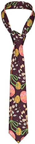 Gambo Herren-Krawatten, Ostern, Weidenstrauß, Ostern, Herren-Krawatte, Business-Krawatte, Anzug, Krawatte, weich, Hochzeit, Gentleman, formelle Krawatte, Siehe Abbildung, Einheitsgröße