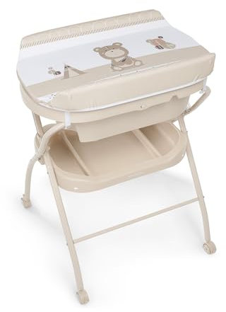 Foppapedretti Bath&co - Bañera cambiador plegable desde el nacimiento hasta los 12 meses, Augh