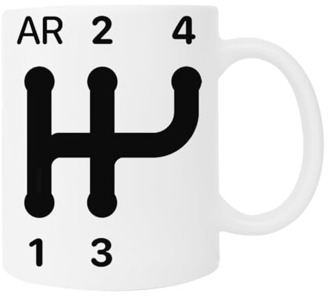 2cv Gear Shift Pattern Weiße Tasse Kaffeetasse Aus Keramik