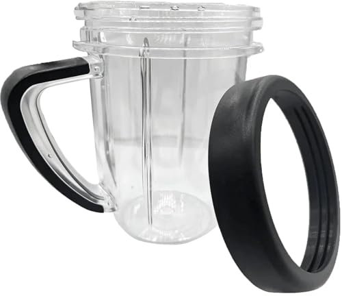 TUBBEK Ersatzteil for 30-Unzen-Becher mit kurzem Rührgriff, for nutribullet RX NBM-U0274