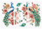 WANDIC 3 Stück Transfer-Aufkleber mit Pfauenmuster, Tiere, zum Aufreiben, für Scrapbooking, Fotoalben, Möbel