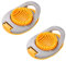 HDGSAFD Slicer À Œufs en 2 Pièces, Coupe-Œuf Créatif, Trancheuse D'Oeufs Multifonction, Petit Coupeur Pratique Extérieur, Gadget De Cuisine Simple.