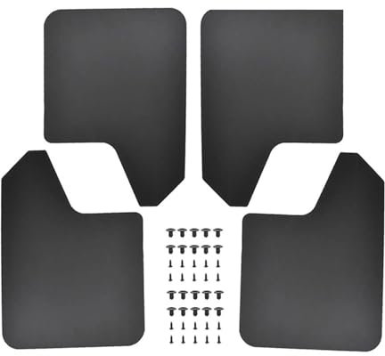 NRTNRFQW Parafanghi Parafanghi con Clip 15 X 11,5 Paraspruzzi per Fiat 500 500C 500L 500X per Abarth Parafanghi