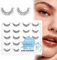 CALAILIS Künstliche Wimpern Natürlicher Look Ultraleichte und Weiche Falsche Wimpern Klare Band 10 Paar Lashes Cat Eye Fake Wimpern Komfortabel und Lastenfrei den Ganzen Tag zu Tragen (C01)