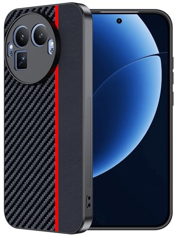 FDHYFGDY Funda para Realme GT 8 Pro Carcasa, Resistente a Golpes y Arañazos, Fundas Ultrafina para Teléfono de Fibra de Carbono Compatible con Realme GT 8 Pro Funda