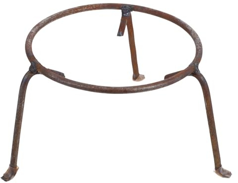 Gogogmee Soporte para Wok Doméstico Multifunción de Acero Reforzado, Estructura Resistente y Fácil de Almacenar para Cocina al Aire Libre y Supervivencia
