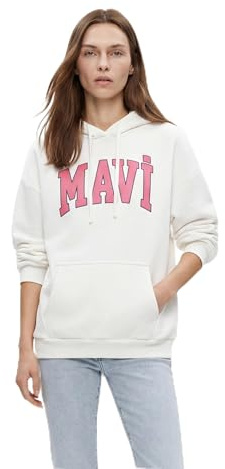 Mavi Damen Mavi̇ Logo Hooded Sweatshirt Sweatshirt