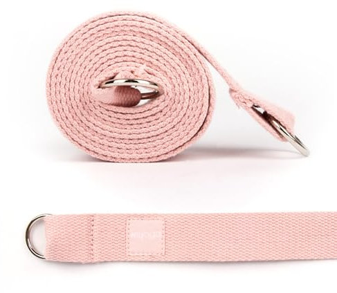 Myga 2-in-1 Yoga Gurt zum Dehnen und Verbessern der Flexibilität | Verstellbarer Sling zum Tragen der Yogamatte | Zur Unterstützung und Dehnung in den Yoga-Haltungen | 180 cm