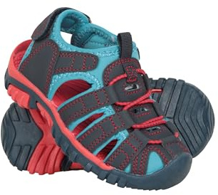 Mountain Warehouse Bay Junior Shandals - Neoprene Sandals, Kids Beach Footwear, Cushioned Midsole Childrens Shoes - Spring Summer, Poolside, Beach, Travelling Dark Blue (01) 11