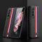 COQUE Custodia ultra sottile Galaxy Z Fold3 5G|Leggero|Resistente ai graffi|Antiurto|Custodia compatibile con Samsung Galaxy Z Fold3 5G/Barra di colore lunga nera