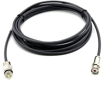 Maas Koaxialkabel - Belden H155 - mit PL Stecker und Buchse - Varianten - (5 Meter)