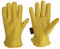 OLSON DEEPAK Gartenhandschuhe Leder für Damen/Herren,Weiche und flexible Arbeitshandschuhe (Large, 1 Pair)