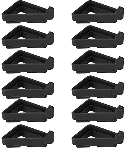 DRBIT 12 Pcs Plant Pot Feet, Invisible Flower Pots Risers Triangle Pot Toes Plant Feets, Vertical Potted Stand for Indoor Outdoor Garden Plant Flower Pots(S)