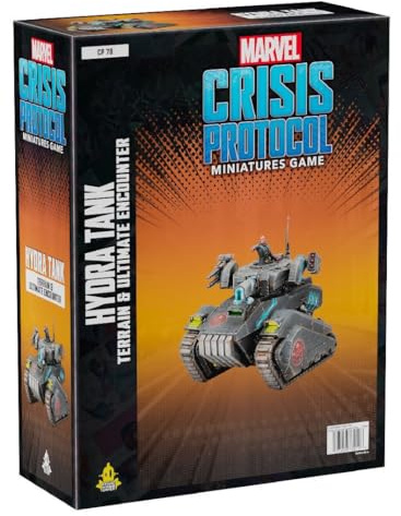Atomic Mass Games Marvel Crisis Protocol Hydra Tank and Ultimate Encounter Terrain Pack | Miniatures Battle Game | Strategy Game for Adults | Ages 14+ | 2 Players | Avg. Playtime 90 Minutes | Made
