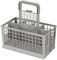 Cesta para Lavavajillas, Cesta Multiusos para Lavavajillas, Viene con 8 Compartimentos, para Almacenar Y Organizar Cubiertos para Limpiar