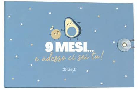 Mr.Wonderful WOA2313313IT 9 Mesi... e adesso ci sei tu! Album Foto, 23cm x 3.5cm x 15cm