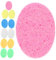 Angoily 12pièces Éponges Nettoyantes Ovales Pour Visage Éponge Exfoliante Cellulose Douces Et Pratiques Pour Nettoyage Sûr