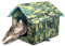 Waterproof Cat House for Outdoors Weatherproof Insulated House for Wandering Cat Dog Removable and Washable Cat Villa Pet House Mat Cage for Feral Cats/Dogs