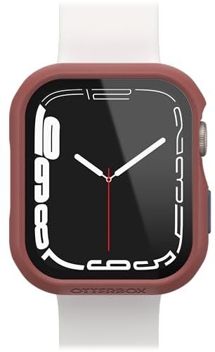 OtterBox Eclipse para Apple Watch Series 9/8/7-45mm, Marrón/Azul | Protector de Pantalla Cristal Templado, Resistente a Golpes y Caídas
