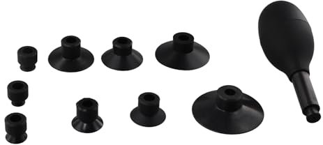 arlote Linsensauger-Set, mit 9 Auswechselbaren Saugnäpfen, Starker Saugkraft, Manueller Vakuum-Saugstift, Linsenabzieher