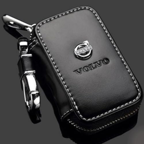 QSLLLY Auto Schlüsselgehäuse für Volvo EX30 2023+ Schlüsselhalter-Beutel Schlüsselmäppchen Schlüsseletui Schlüssel Tasche Schlüssel Etui,A